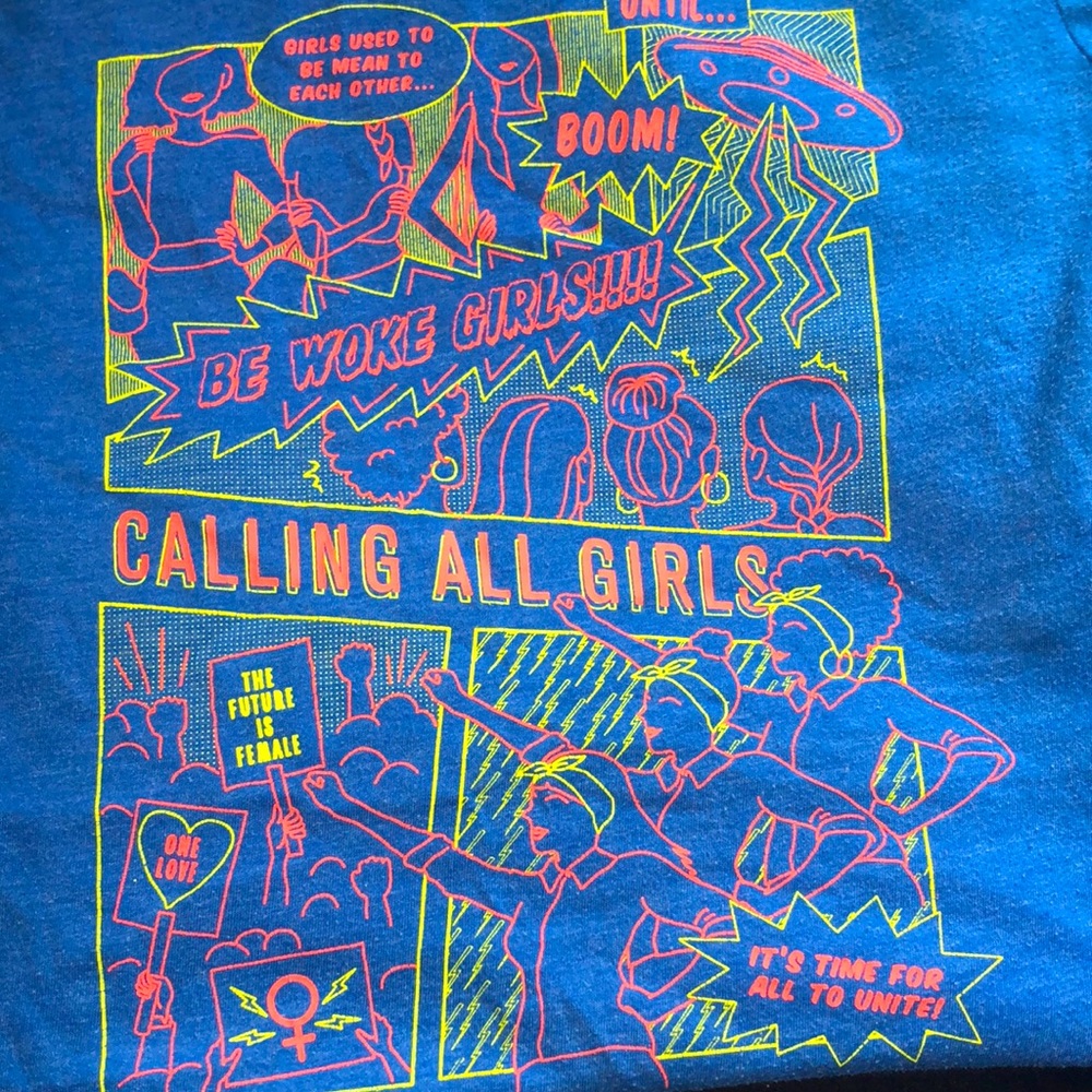 Feminist girls tee